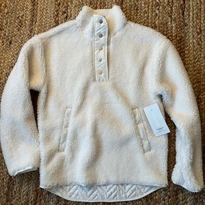 Athleta blazer XS white color